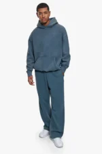 Blaugrüner Schwergewichts Trainingsanzug in Tropfengröße