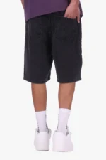 DENIM JORTS ANTHRACITE