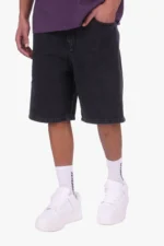 DENIM JORTS ANTHRACITE