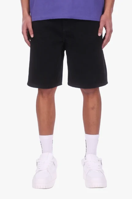 DENIM JORTS BLACK