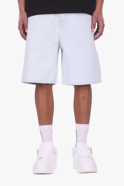 DENIM JORTS LIGHT BLUE